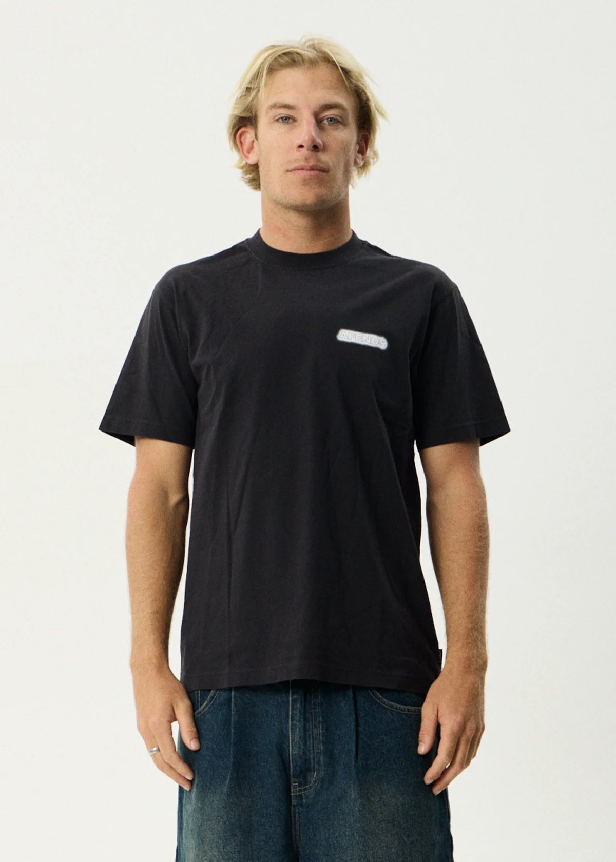 Afends X-Ray Retro Tee STONE BLACK