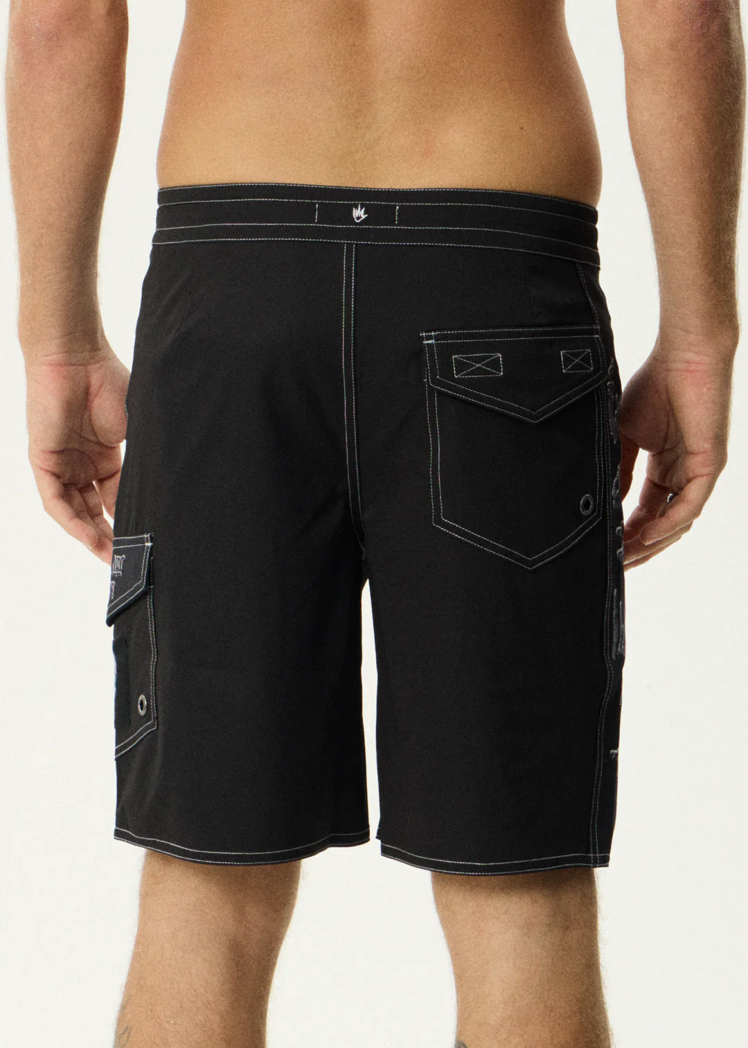 Afends LQD Metal Surf Related V2 19" Boardshort BLACK