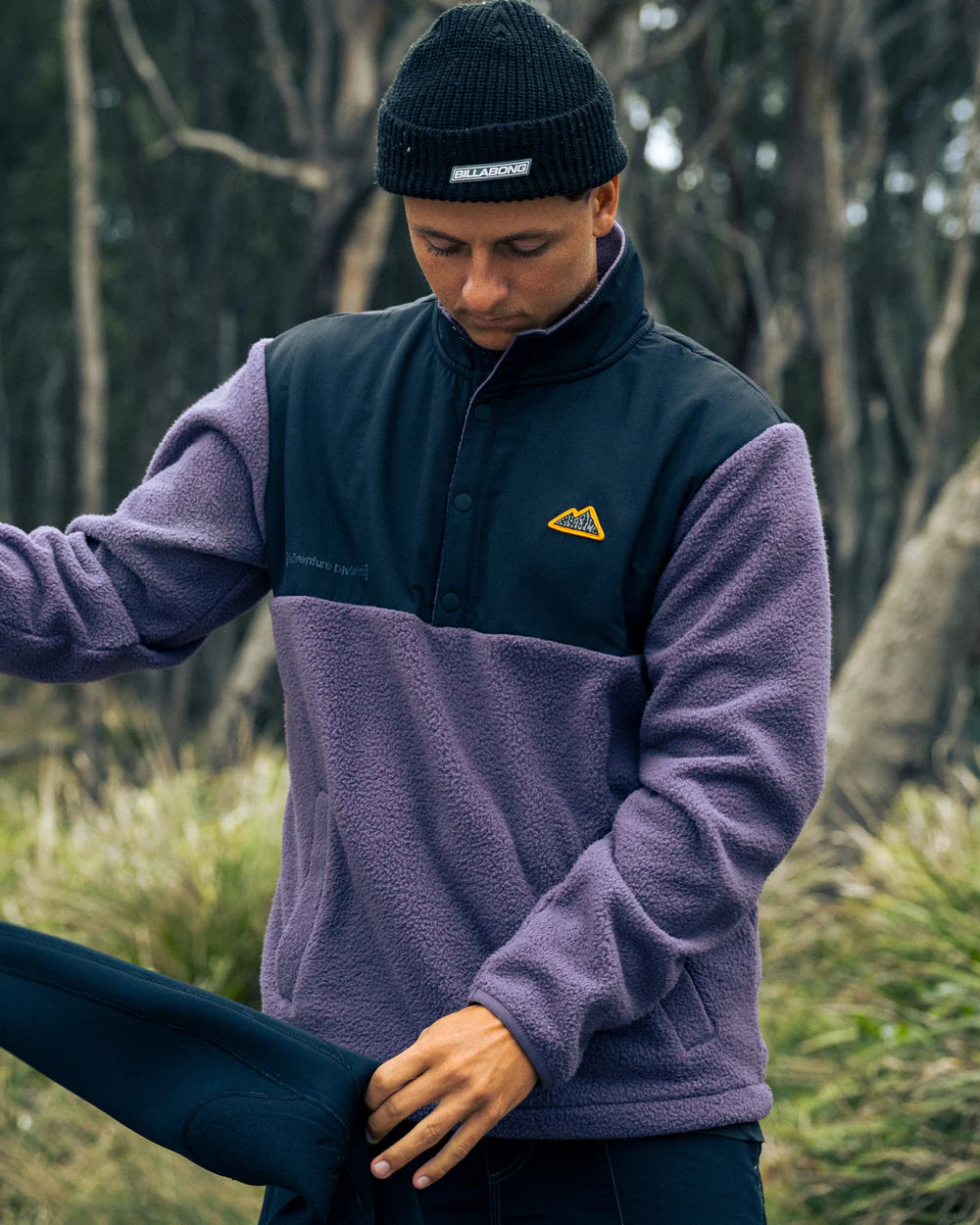 Billabong Boundary Mock Snap VINTAGE VIOLET