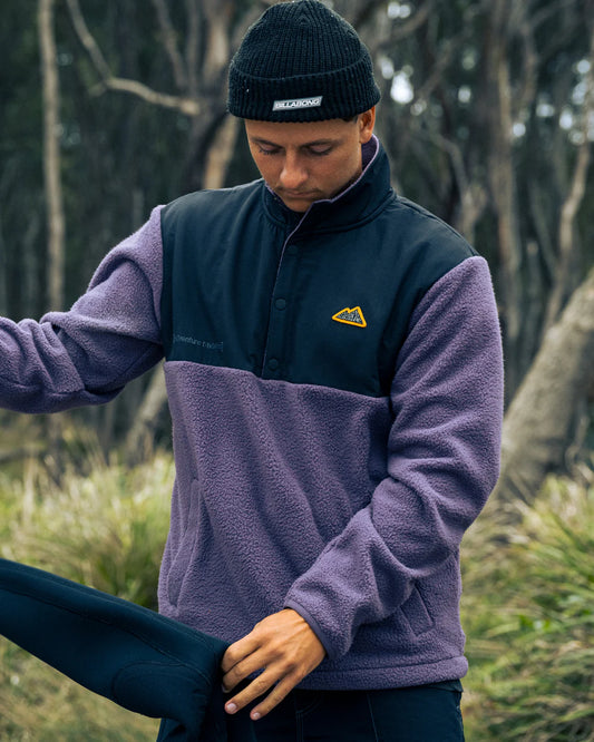 Billabong Boundary Mock Snap VINTAGE VIOLET