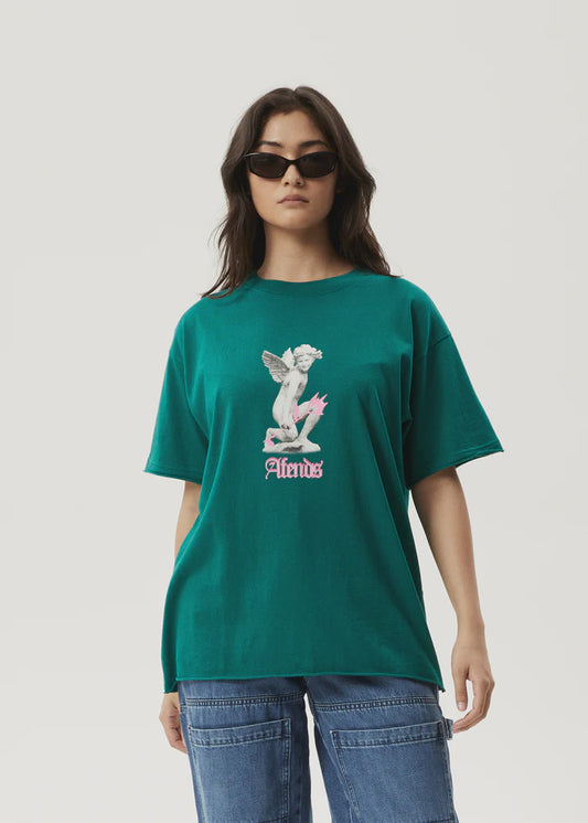 Afends Fight Or Flight Oversized T-Shirt PINE
