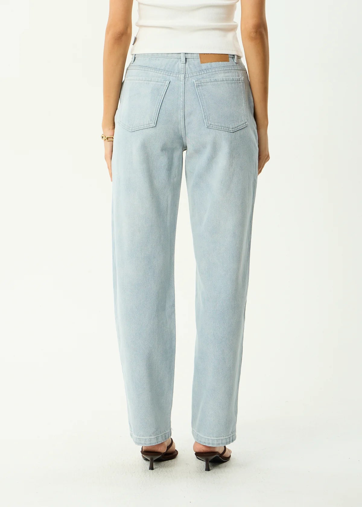 Afends Leila Straight Leg Jean STONE BLUE