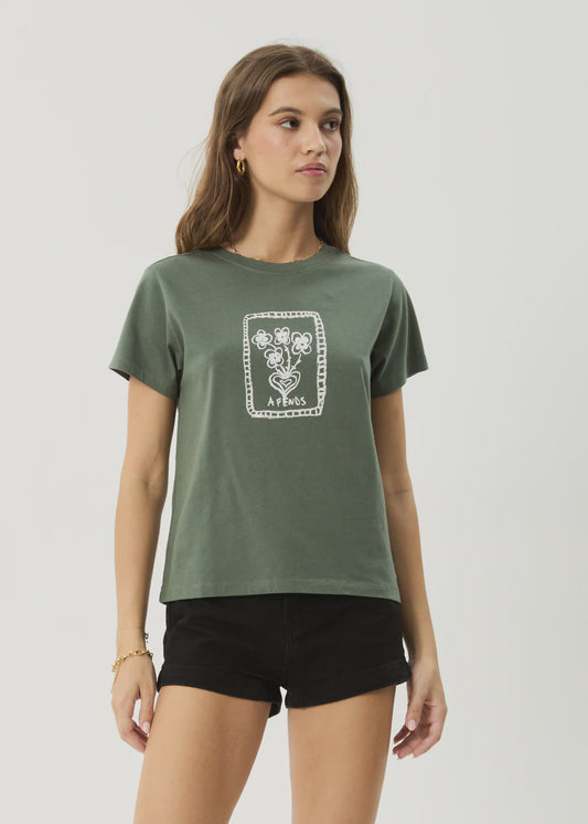 Afends Maisie Regular Tee SYCAMORE