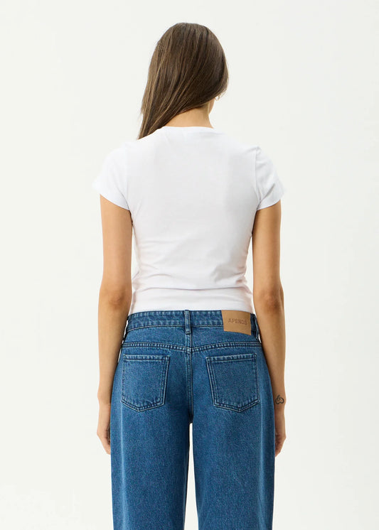 Afends Good Nature Baby Tee WHITE