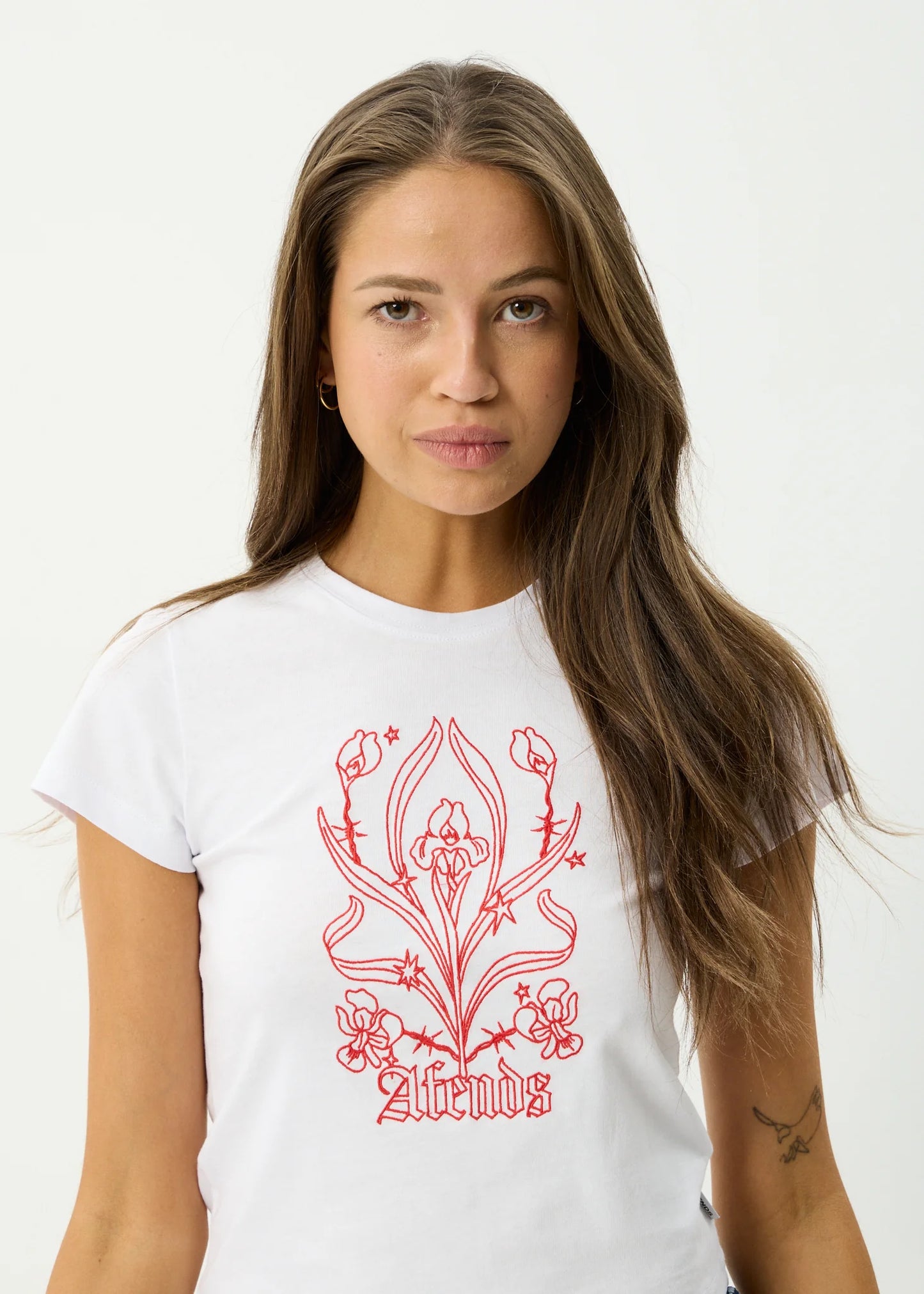 Afends Good Nature Baby Tee WHITE