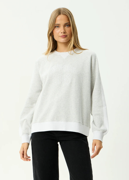 Afends Dexter Crew Neck Jumper GREY MARLE