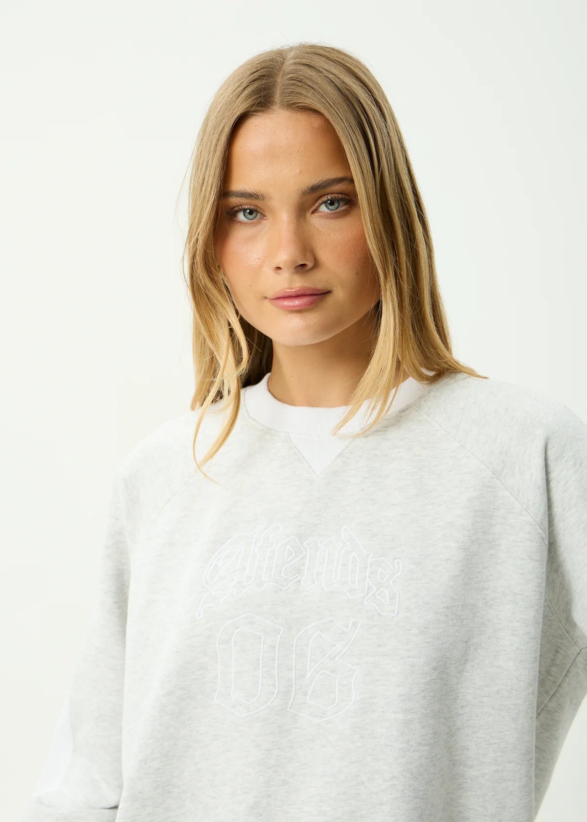 Afends Dexter Crew Neck Jumper GREY MARLE