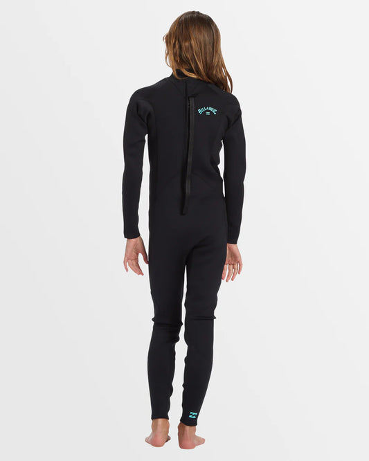 Billabong Girls 3/2 Foil BZ Wetsuit BLACK