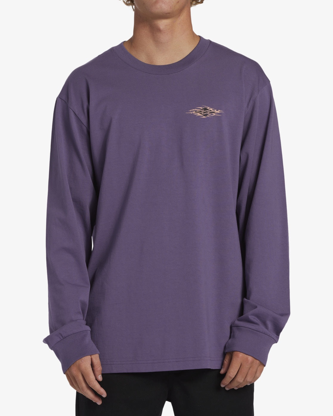 Billabong Collision OG LS Tee WASHED VIOLET