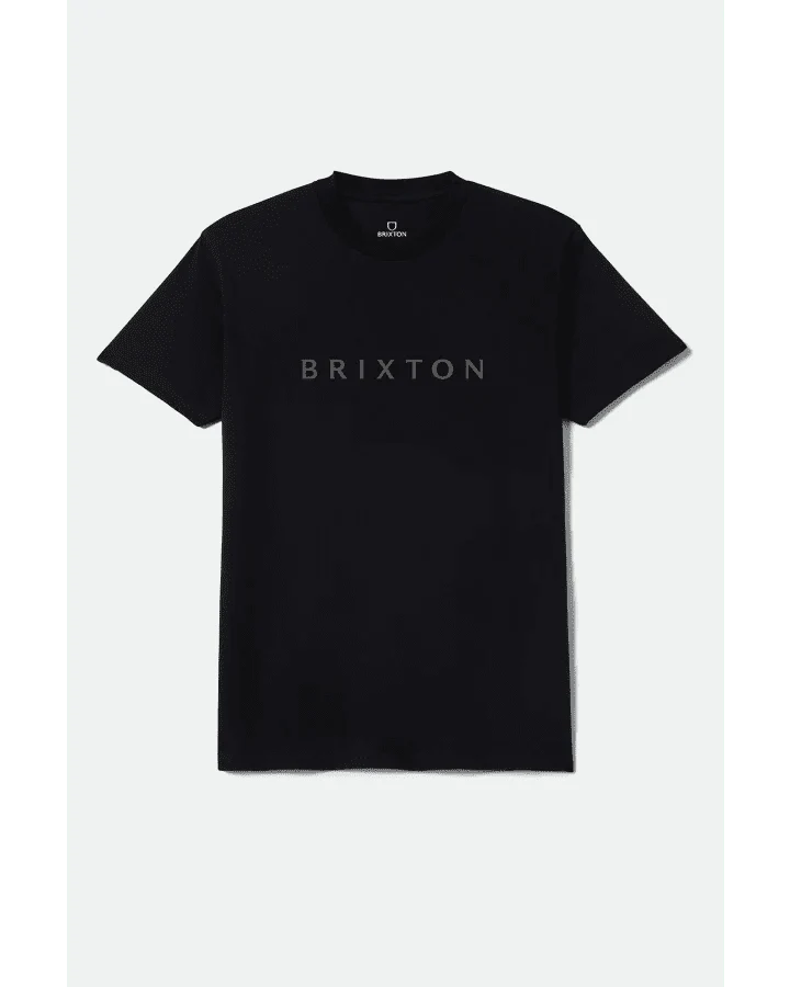 Brixton Alpha Line Tee BLACK