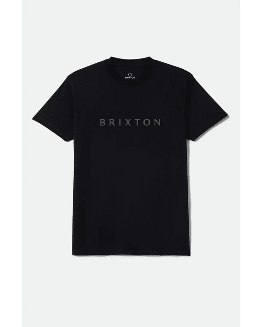 Brixton Alpha Line Tee BLACK
