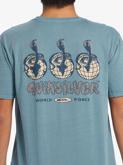 Quiksilver Global Force MLW Tee AEGEAN BLUE