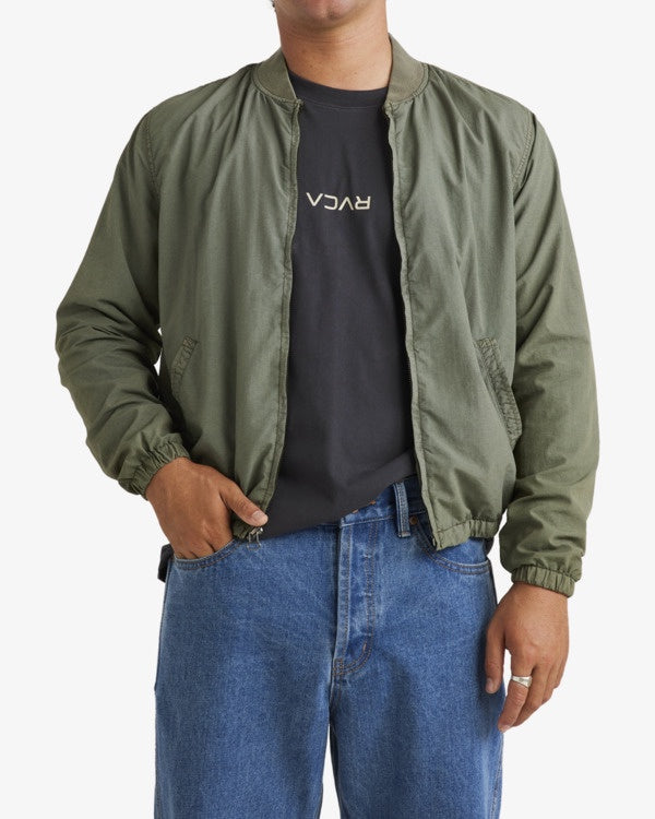 RVCA Vacancy Bomber SAGE LEAF