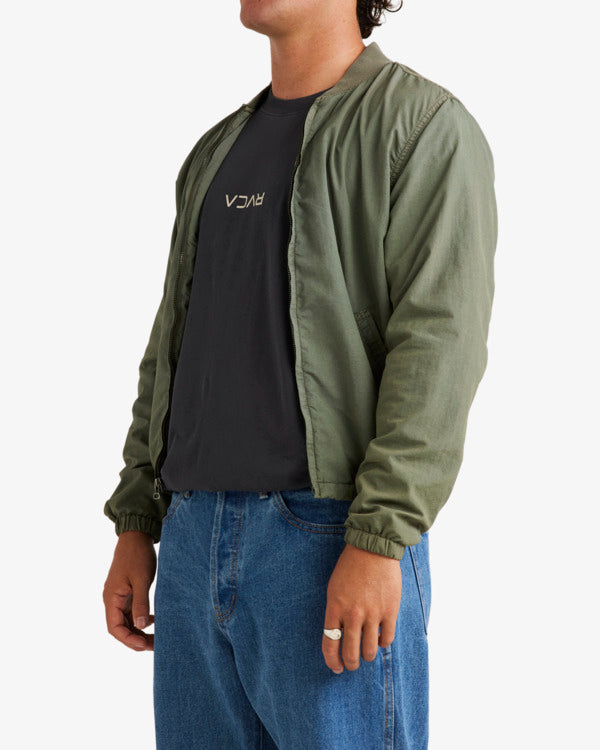 RVCA Vacancy Bomber SAGE LEAF