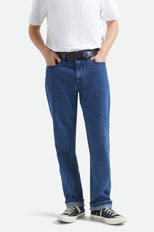 Brixton Builders 5 Pocket Pant MEDIUM WASH DENIM