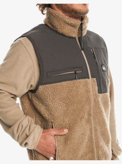 Quiksilver Shallow Water Gilet Vest TIMBER WOLF