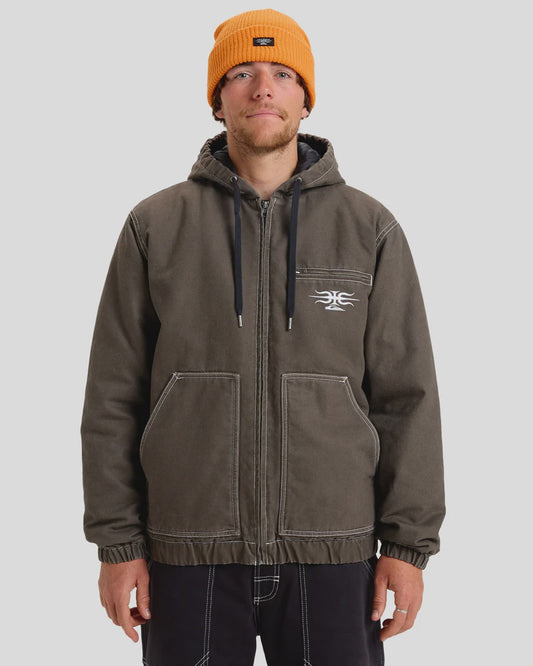 Quiksilver Straight Out Mercury Jacket TURKISH COFFEE