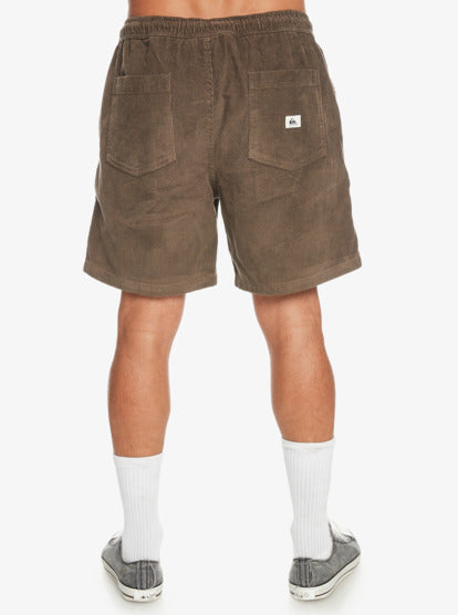 Quiksilver Taxer Cord Short MAJOR BROWN