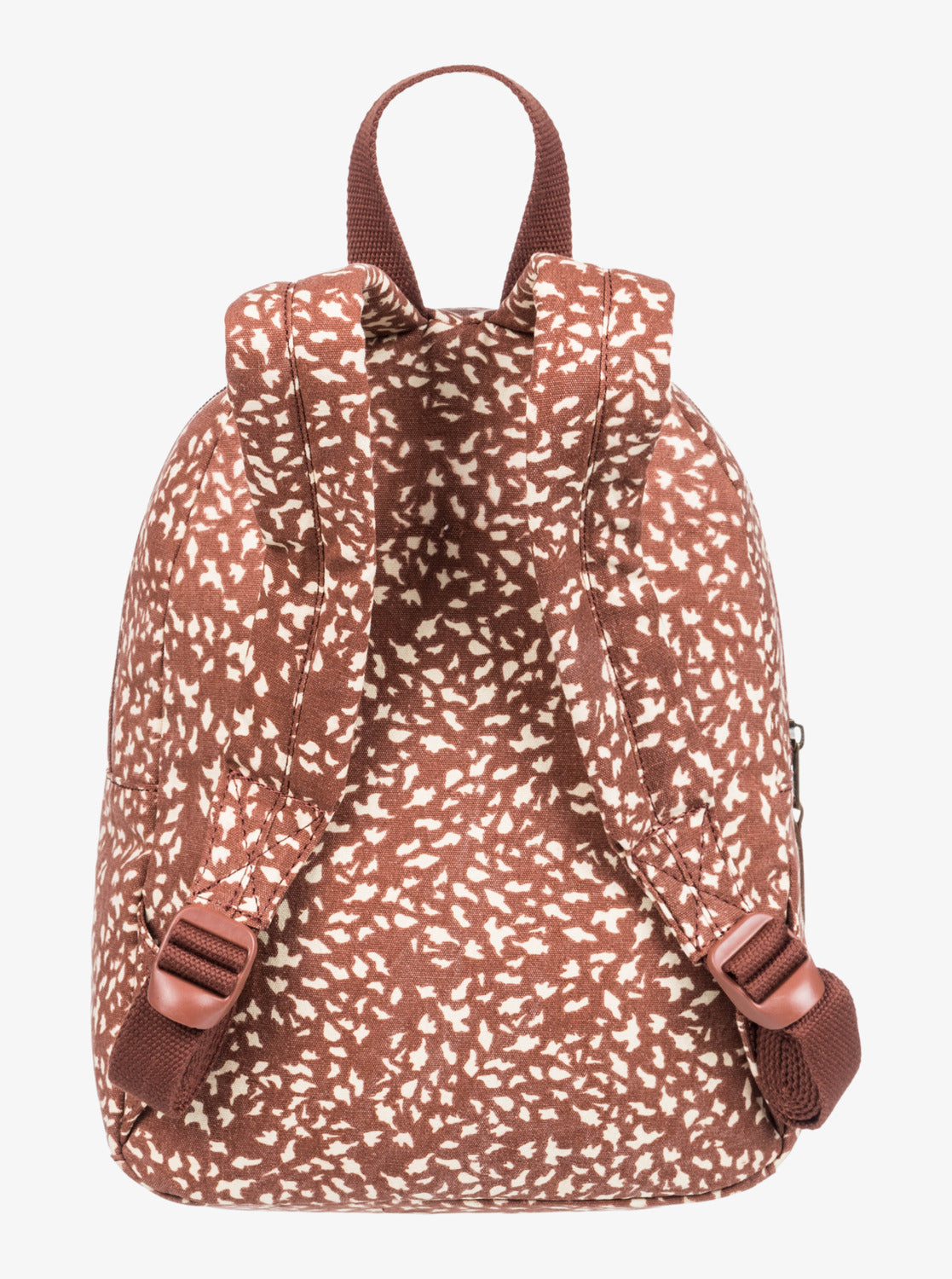 Roxy Always Core Canvas Backpack RUSTIC BROWN ANIMALIA DOTS