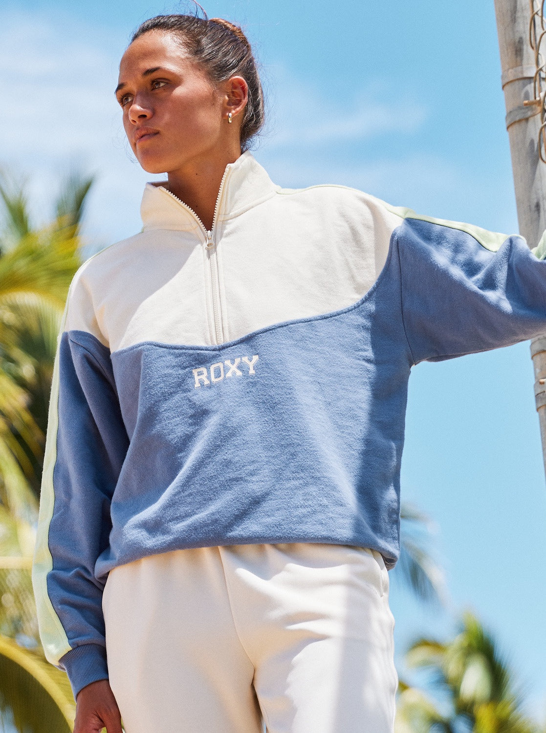 Roxy Essential Energy Half Zip CB 2 Jumper WILD WIND