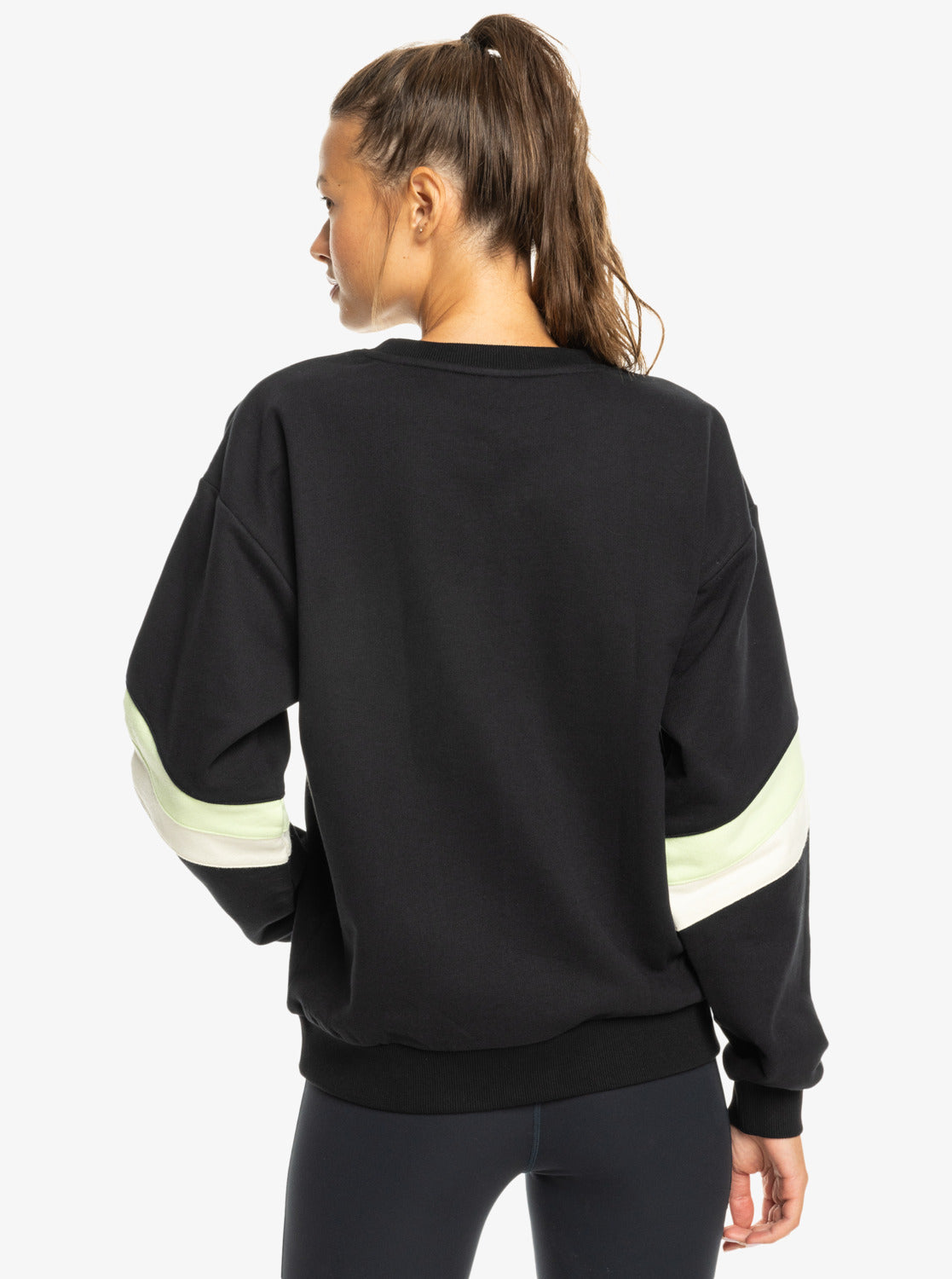 Roxy Essential Energy CB Crew Neck Jumper TRUE BLACK