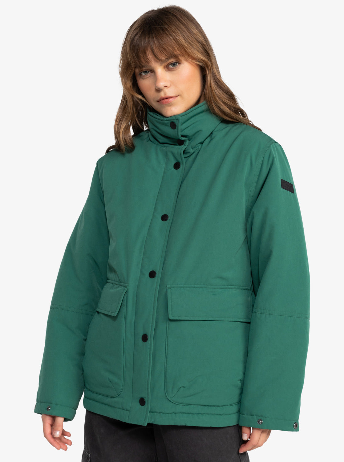 Roxy This Time Puffer Jacket GALAPAGOS GREEN