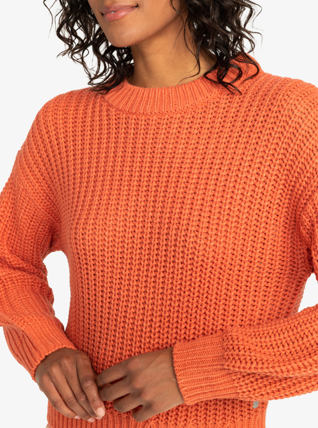 Roxy Coming Home Knit Sweater APRICOT BRANDY