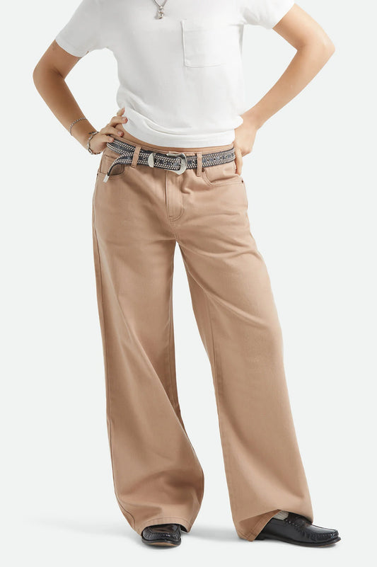 Brixton The Chloe 5 Pocket Pant WASHED TIMELESS TAUPE