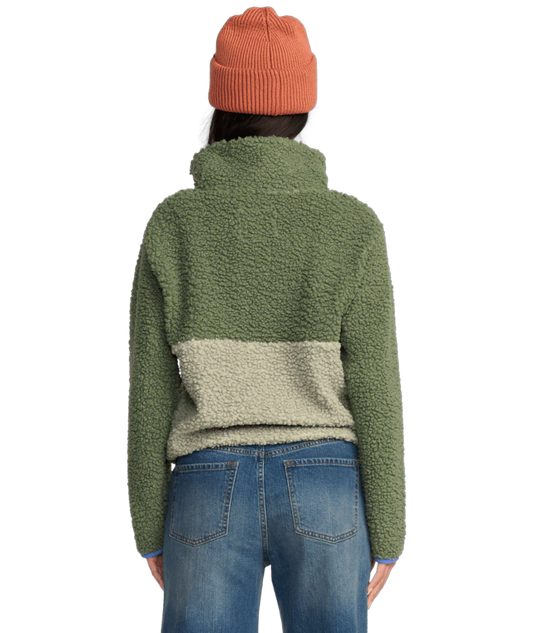 Billabong Horizon Mock Neck Half Zip Fleece TREEHUGGER