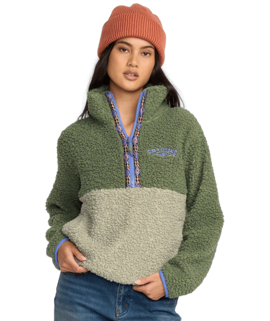 Billabong Horizon Mock Neck Half Zip Fleece TREEHUGGER