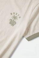 Brixton Serpent Baby Tee WHITE / DESERT SAGE