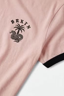 Brixton Serpent Baby Tee CHALK PINK / BLACK