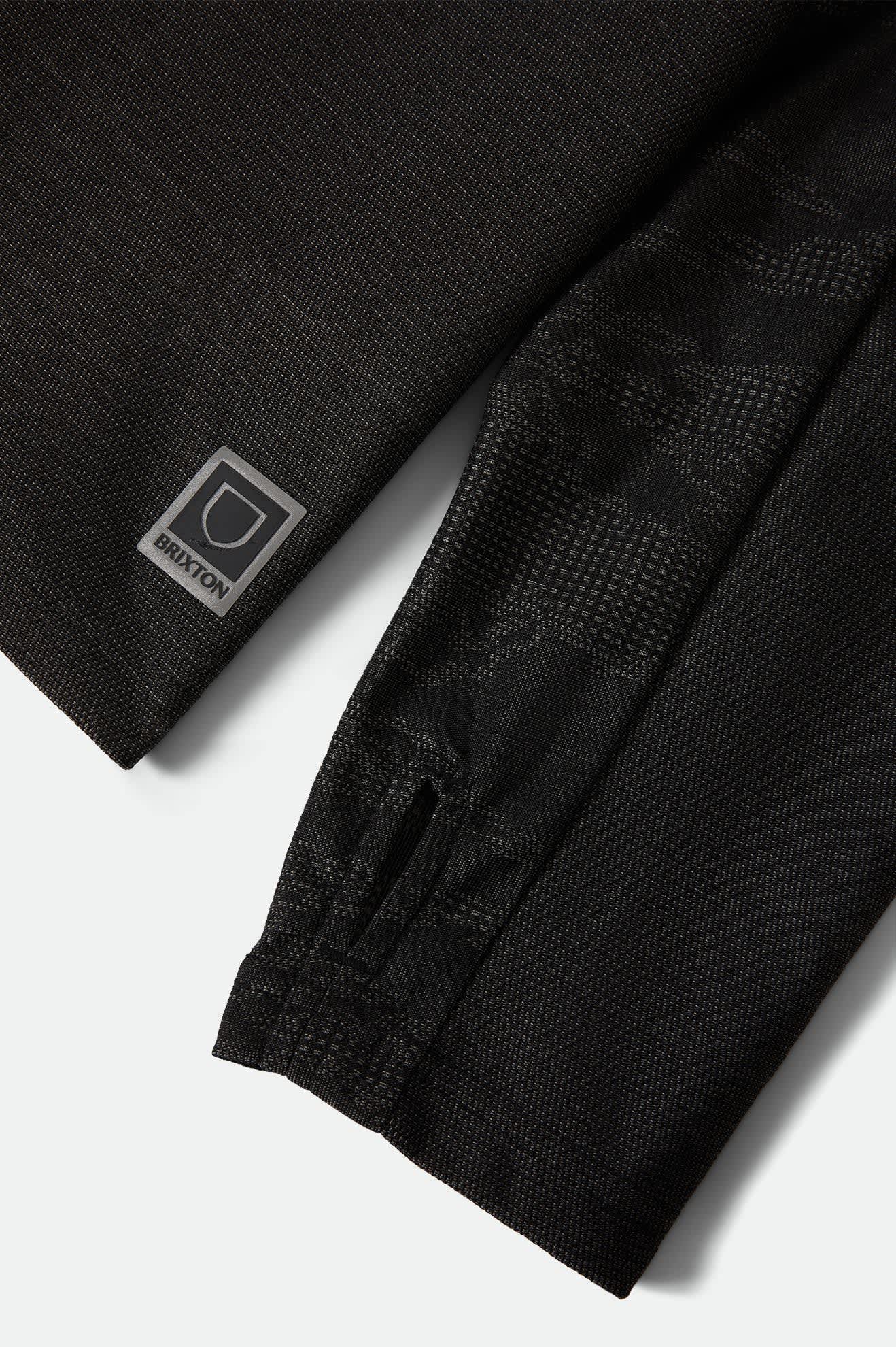 Brixton Journey LS Sun Hoodie BLACK