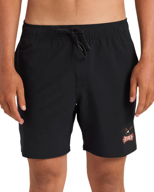 RVCA Eagle Elastic Short BLACK