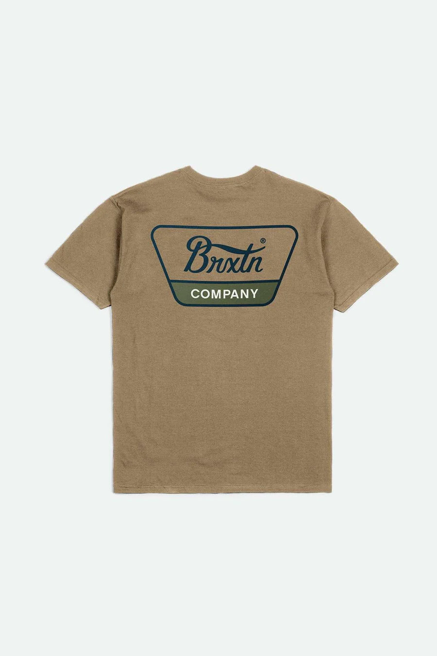 Brixton Linwood SS Tee TIGERS EYE / NAVY / OLIVE