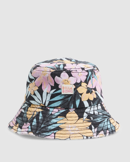 Billabong Girls Mermaid Feels Bucket Hat  OFF BLACK
