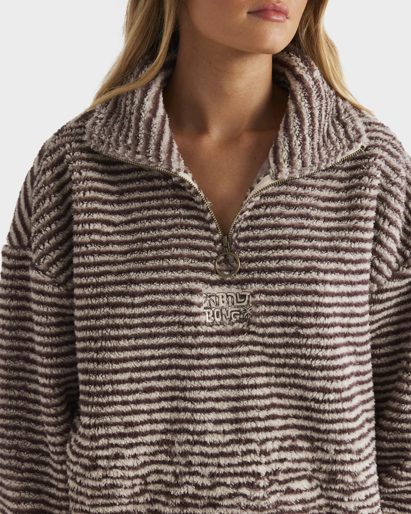Billabong Cool Tides Half Zip Pullover WHITECAP