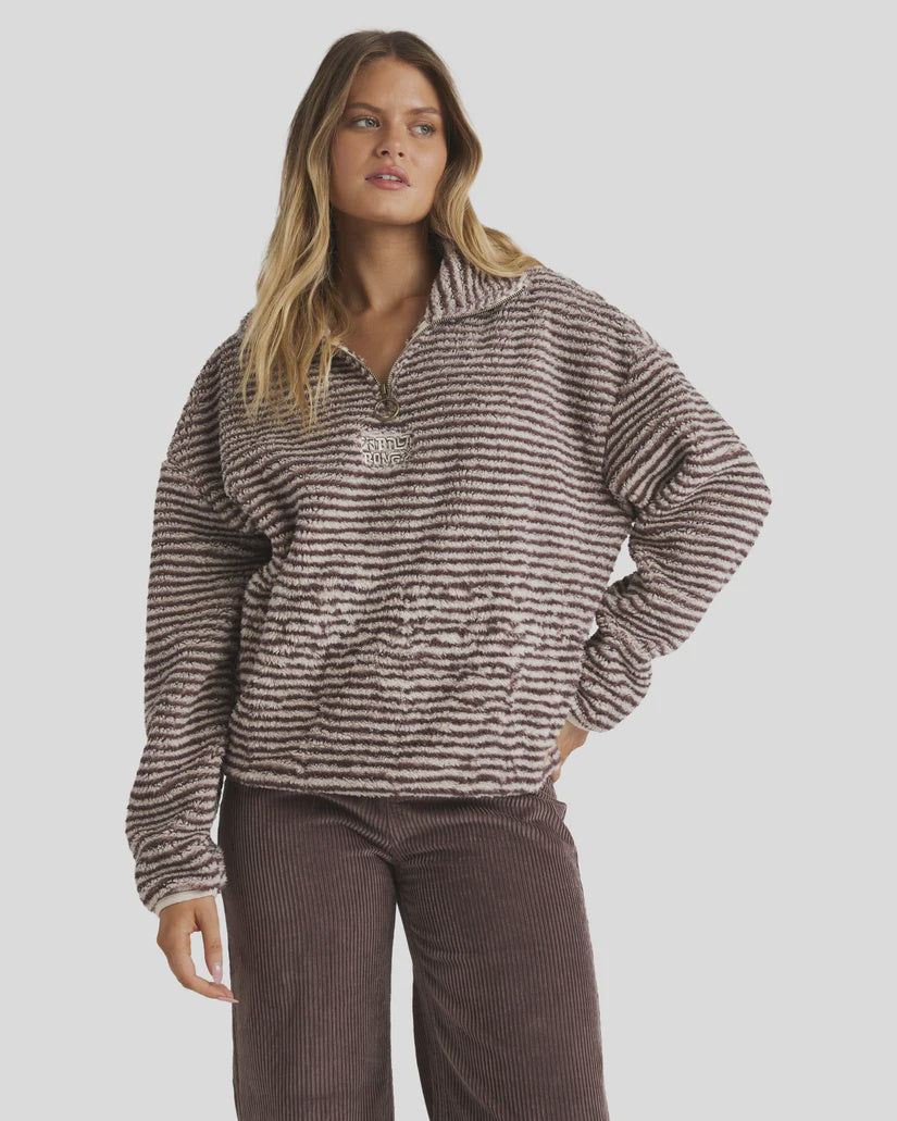Billabong Cool Tides Half Zip Pullover WHITECAP