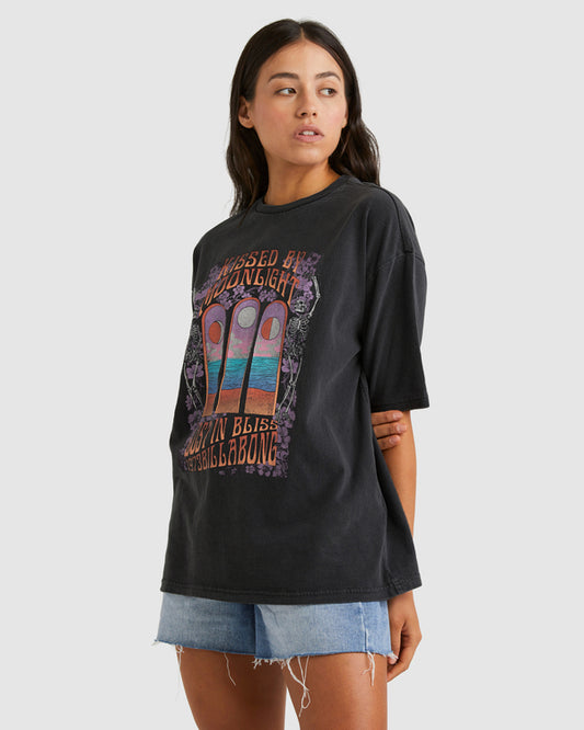 Billabong Kissed By Moonlight Tee OFF BLACK