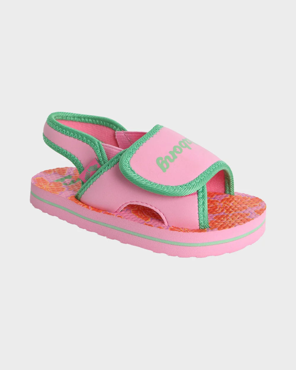 Billabong Groms Happy Hibiscus Slide PARTY PINK