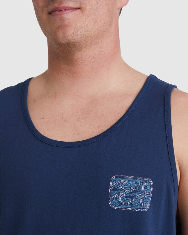 Billabong Heritage Arch Tank DARK BLUE