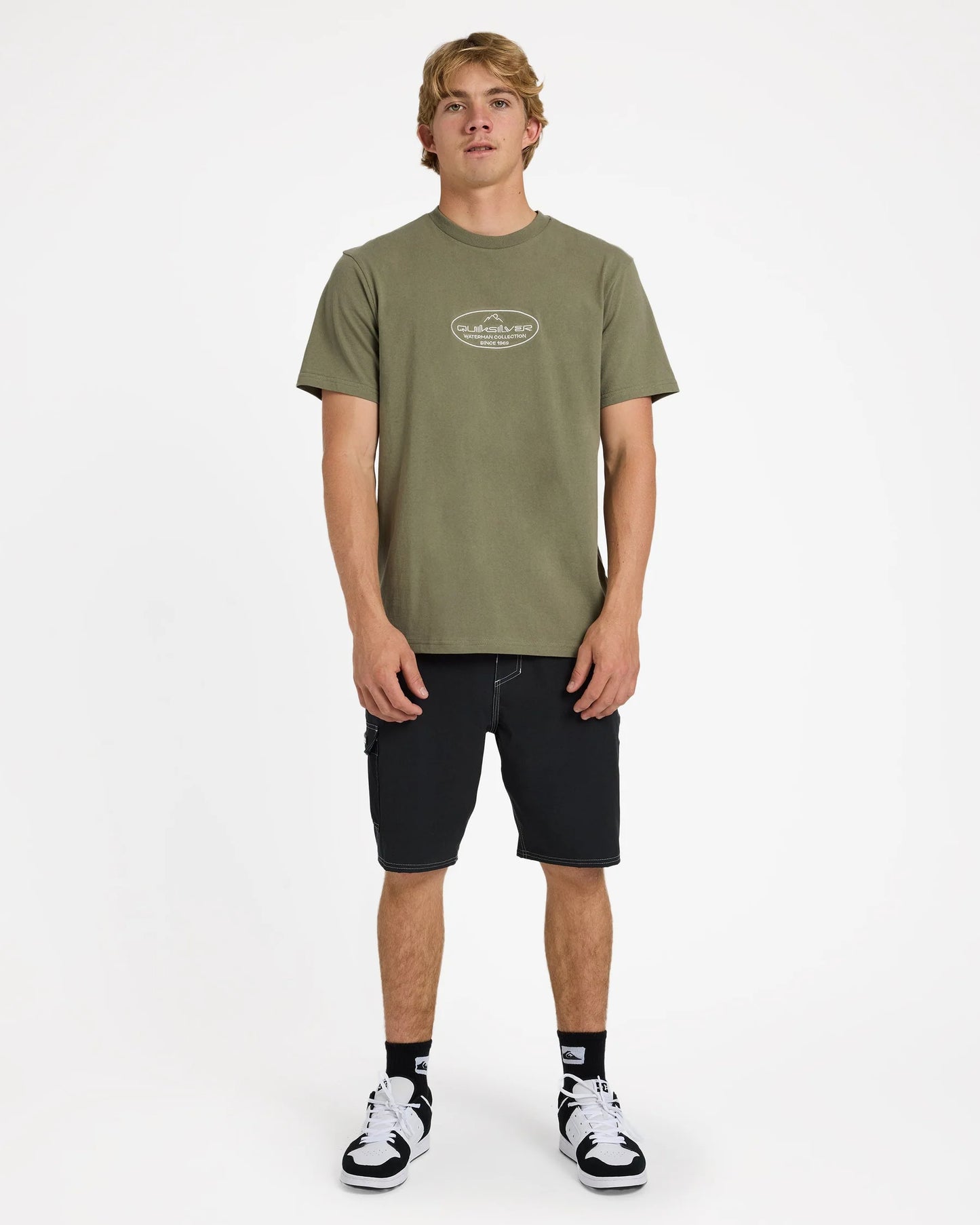 Quiksilver Alpine Tee DUSTY OLIVE