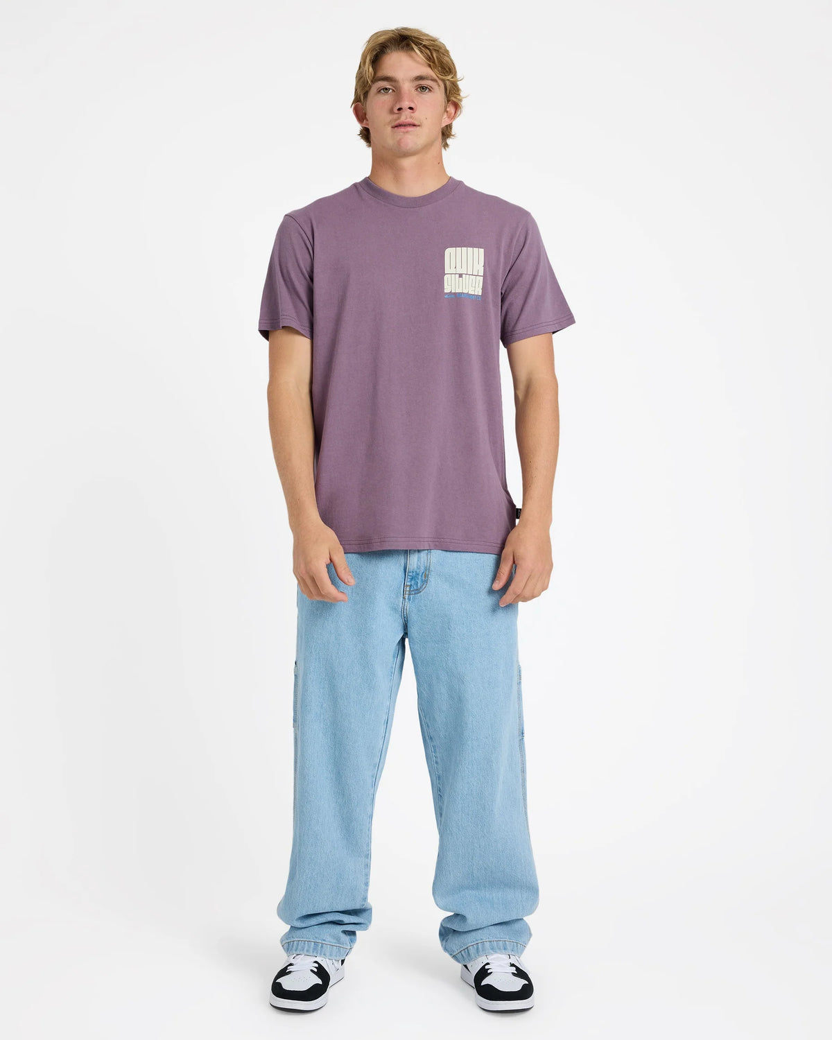 Quiksilver Collide Tee BLACK PLUM