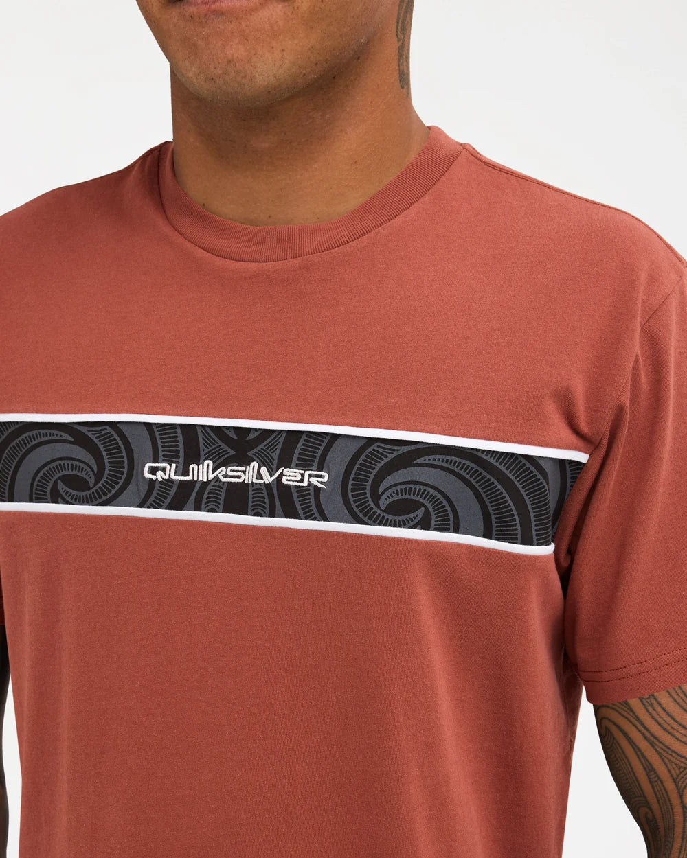 Quiksilver Takarangi Panel Tee HENNA