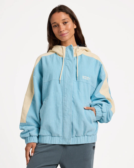 Roxy Duo Cord Jacket AIRY BLUE