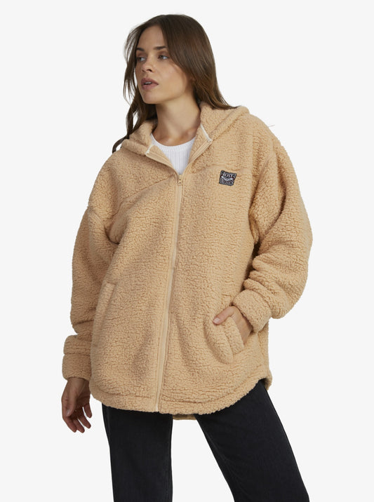 Roxy Weekend Plans Polar Jacket HAZELNUT