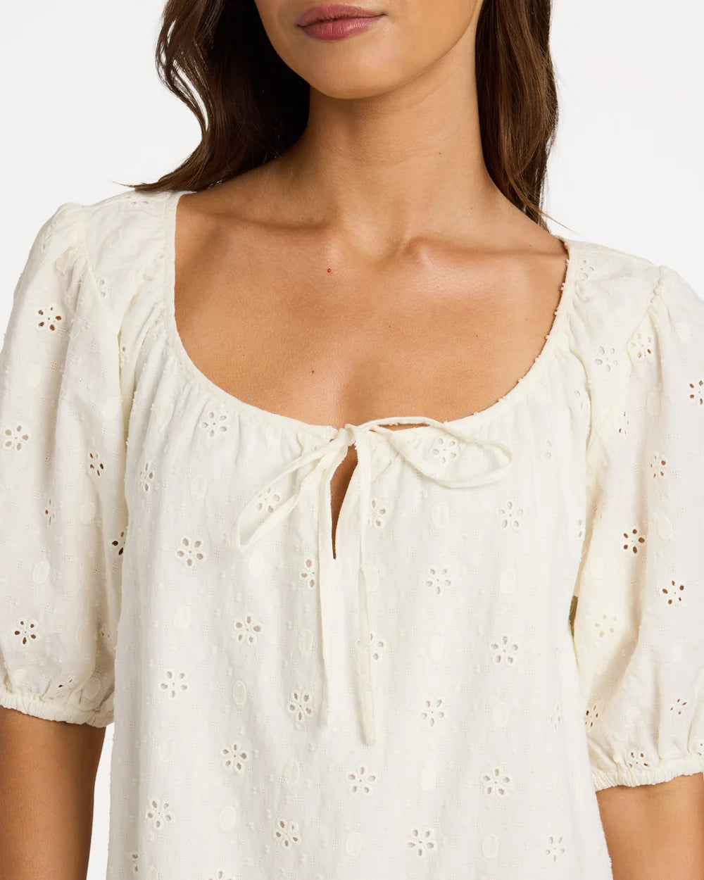 Roxy Lucky One Mini Dress COCONUT MILK