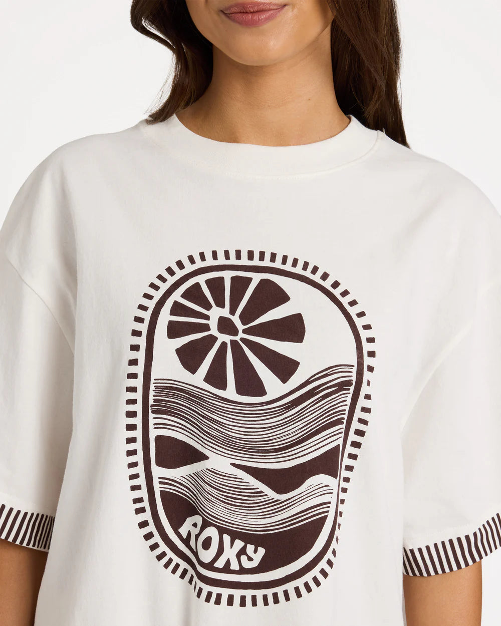 Roxy Sunscape Tee COCONUT MILK