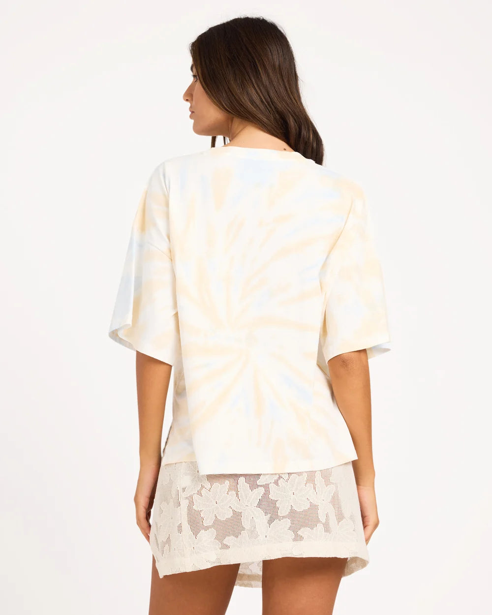 Roxy Laguna Oversized Tee PEBBLE