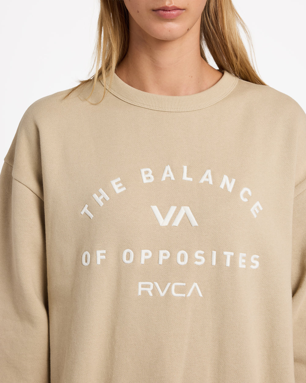 RVCA Bold RVCA Vintage Crew SAND
